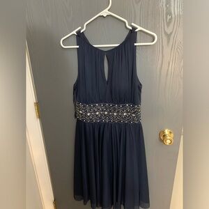 Navy blue dress